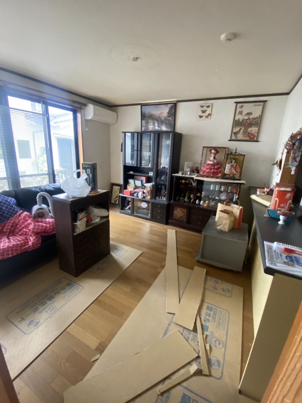 福山市 リビングの片付け 作業後